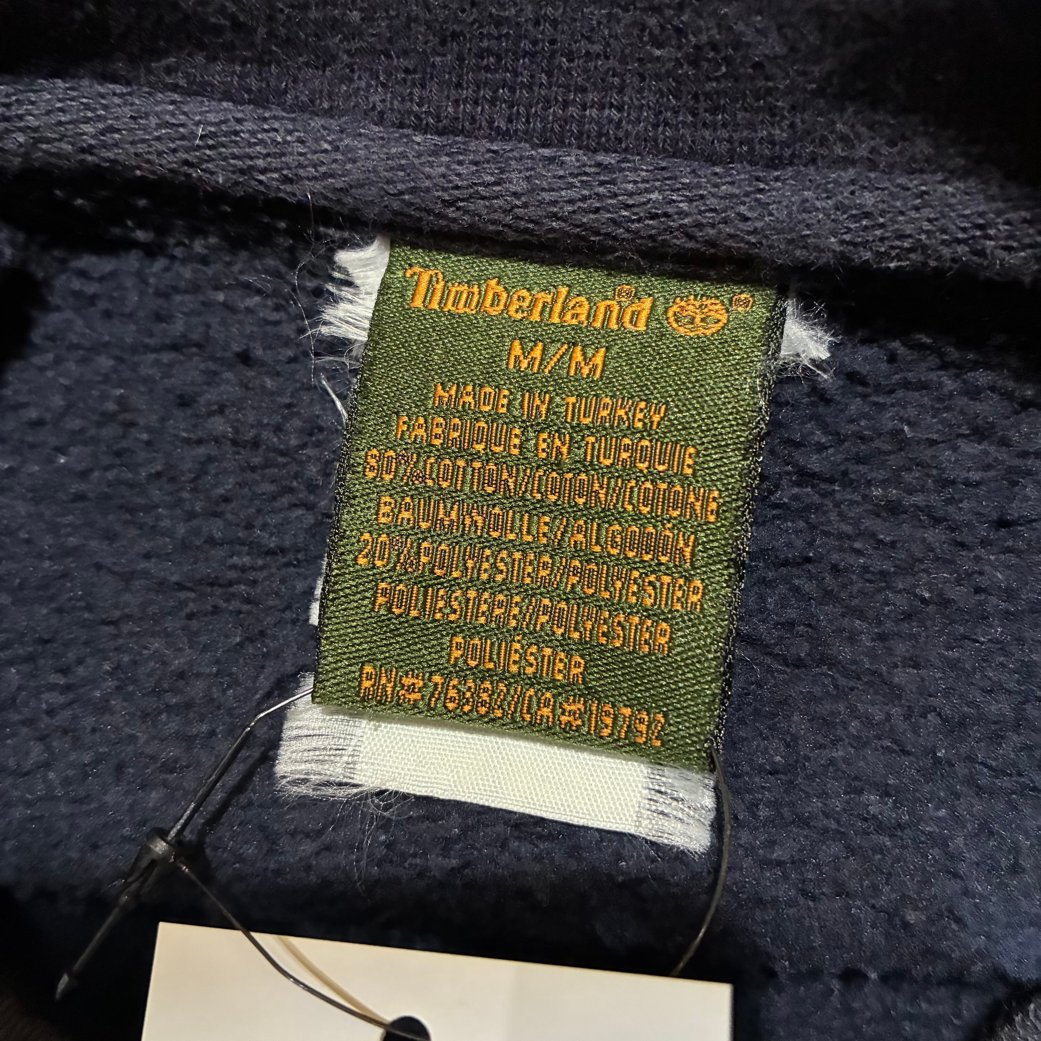 00s Timberland ワンポイント刺繍ロゴ ワイドストレートデニム B系 00 