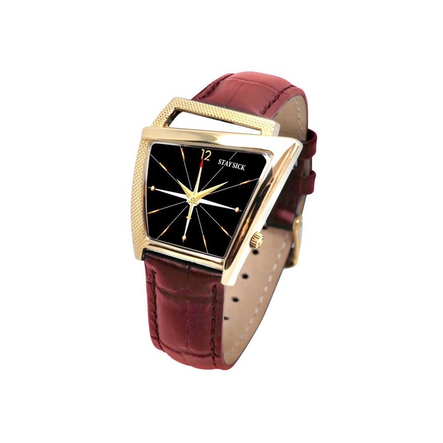 STAY SICK Wristwatch(Jump Hour Model)PKGD | STAY SICK