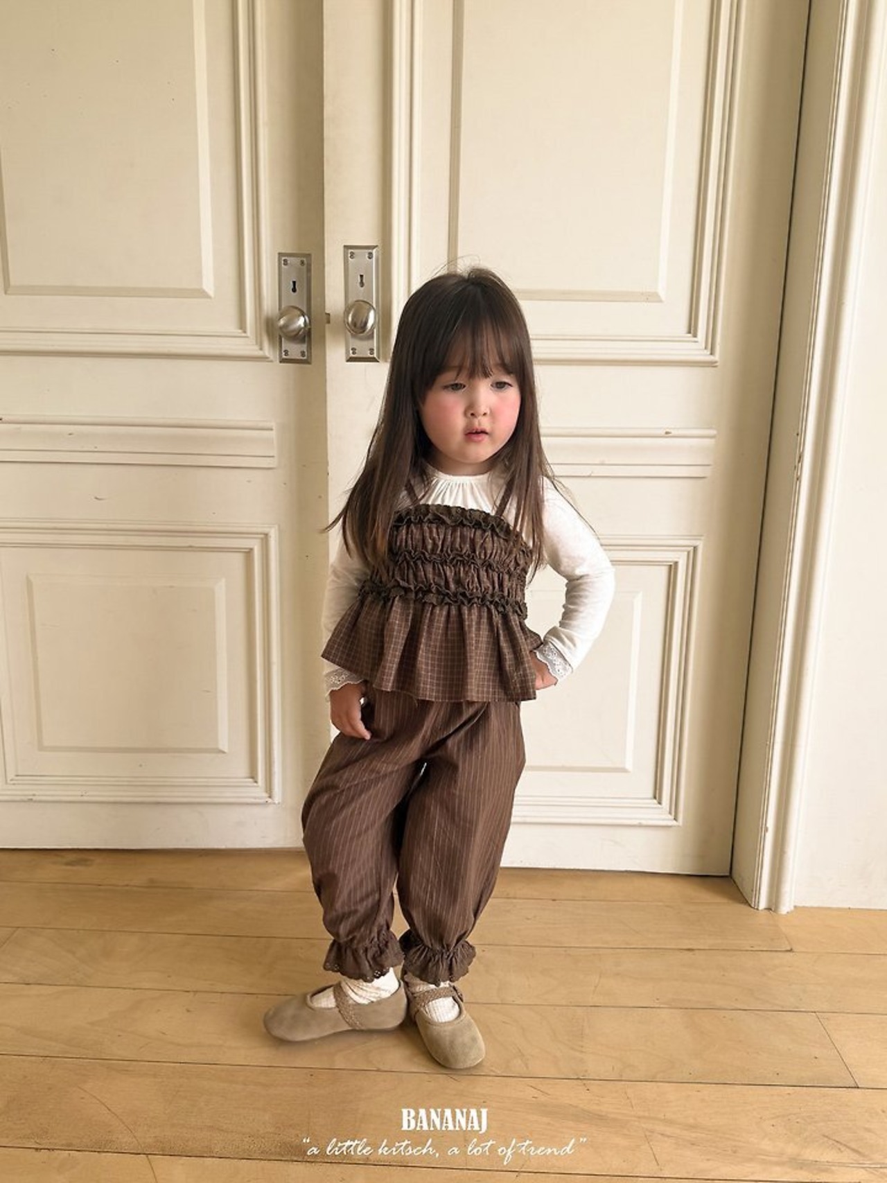 韓国子供服 / BANANA J / 26Autumn / ドロシーパンツ / 秋服 / キッズ *XS~JS*