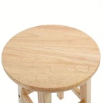 スツール　椅子　イス　木製　天然木　シンプル　おしゃれ　インテリア　バーチェア　キッチン　カウンターチェアナチュラル　4本脚　丸　ラウンド　60ｃｍ