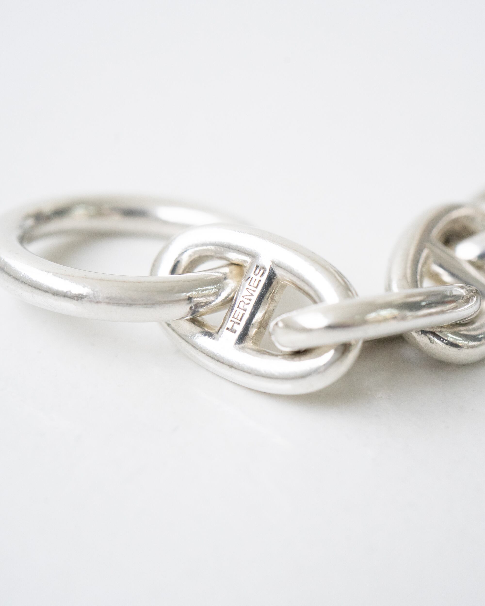 Hermès〉Chaine dancre Nacklace MM36KOMA Made in 1990's Martin