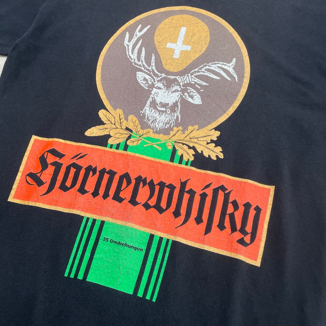 90年代 UNKNOWN パロディTシャツ イエガーマイスター お酒 メンズL相当 