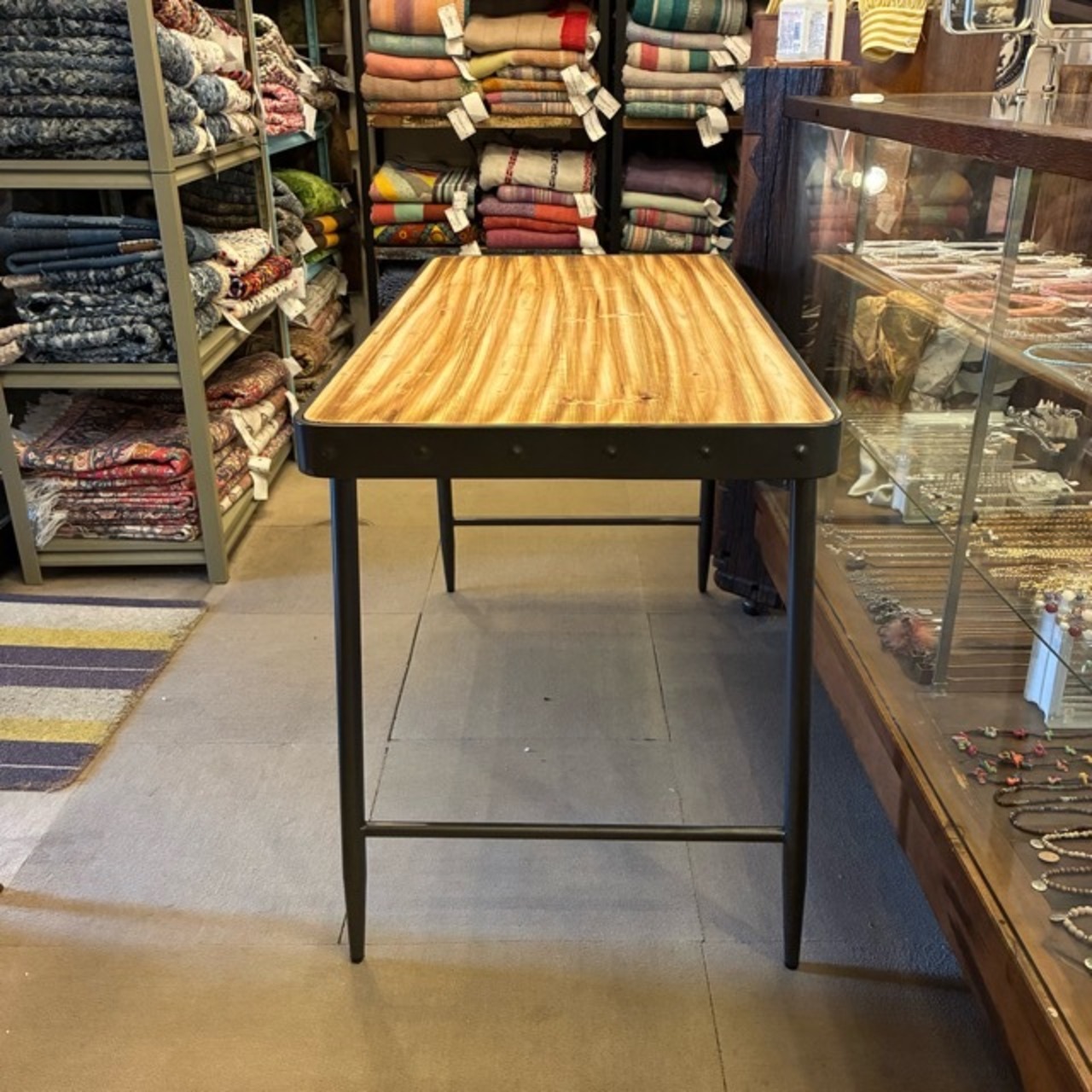 Wood＆Iron Cabinet L　ウッド＆アイアンテーブル　ミリタリー　デスク　リモートワーク　机　ダイニングテーブル　アウトドア　キャンプ　ガレージ　インダストリアル