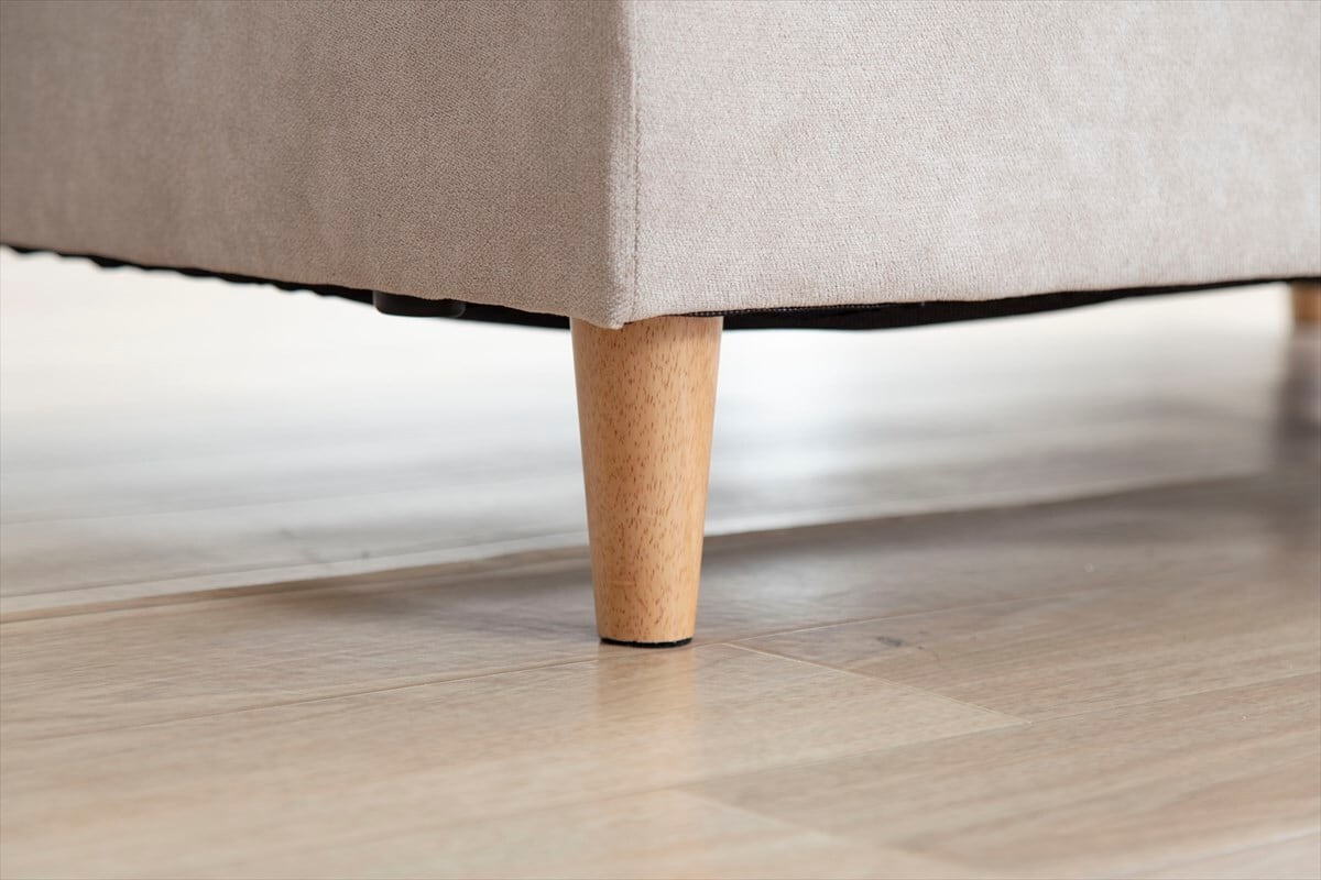 ゆったりごろごろくつろげるオットマン付き2人掛けソファ | TKSKSHOP