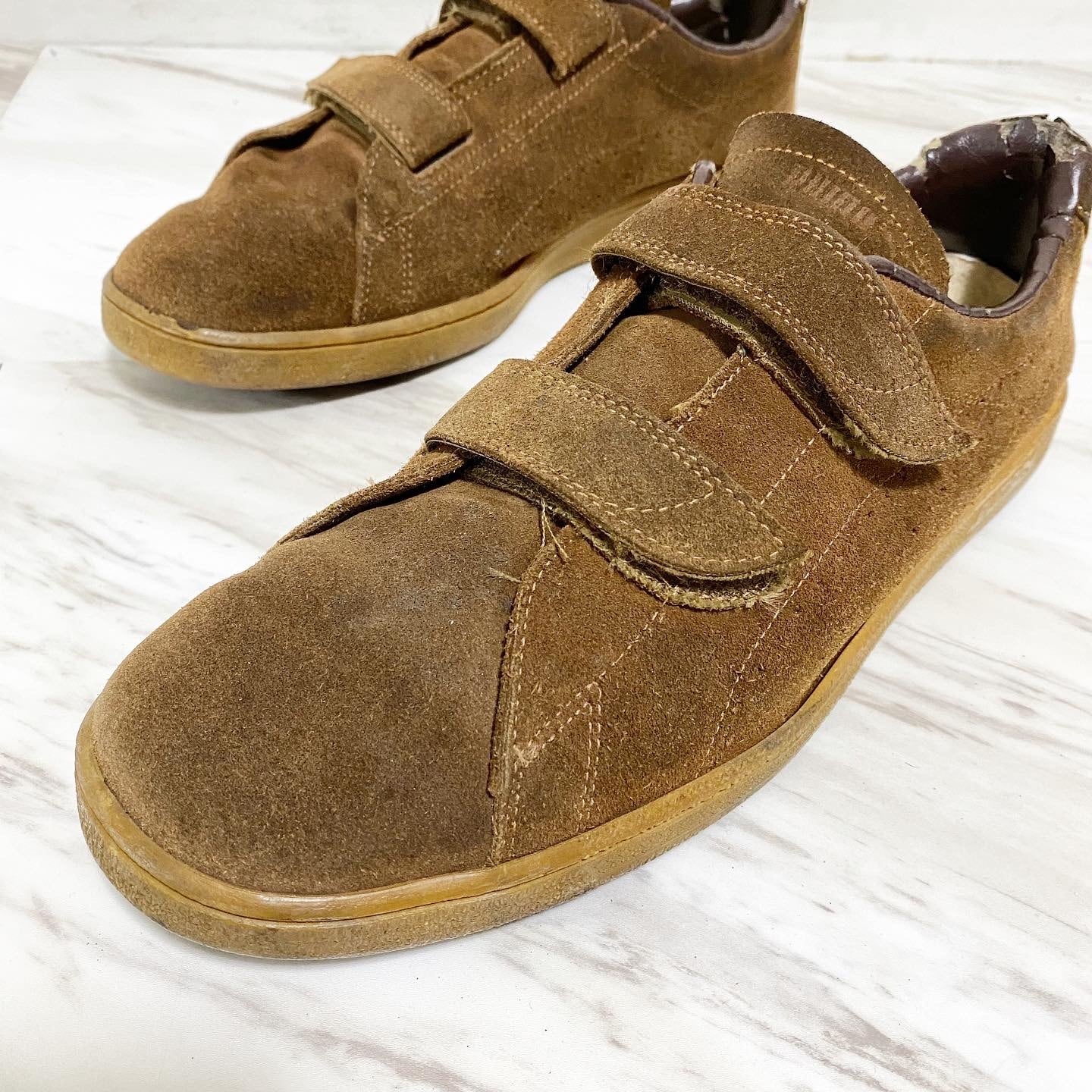 vintage 70s〜80s puma swede brown velcro sneaker﻿ | protocol