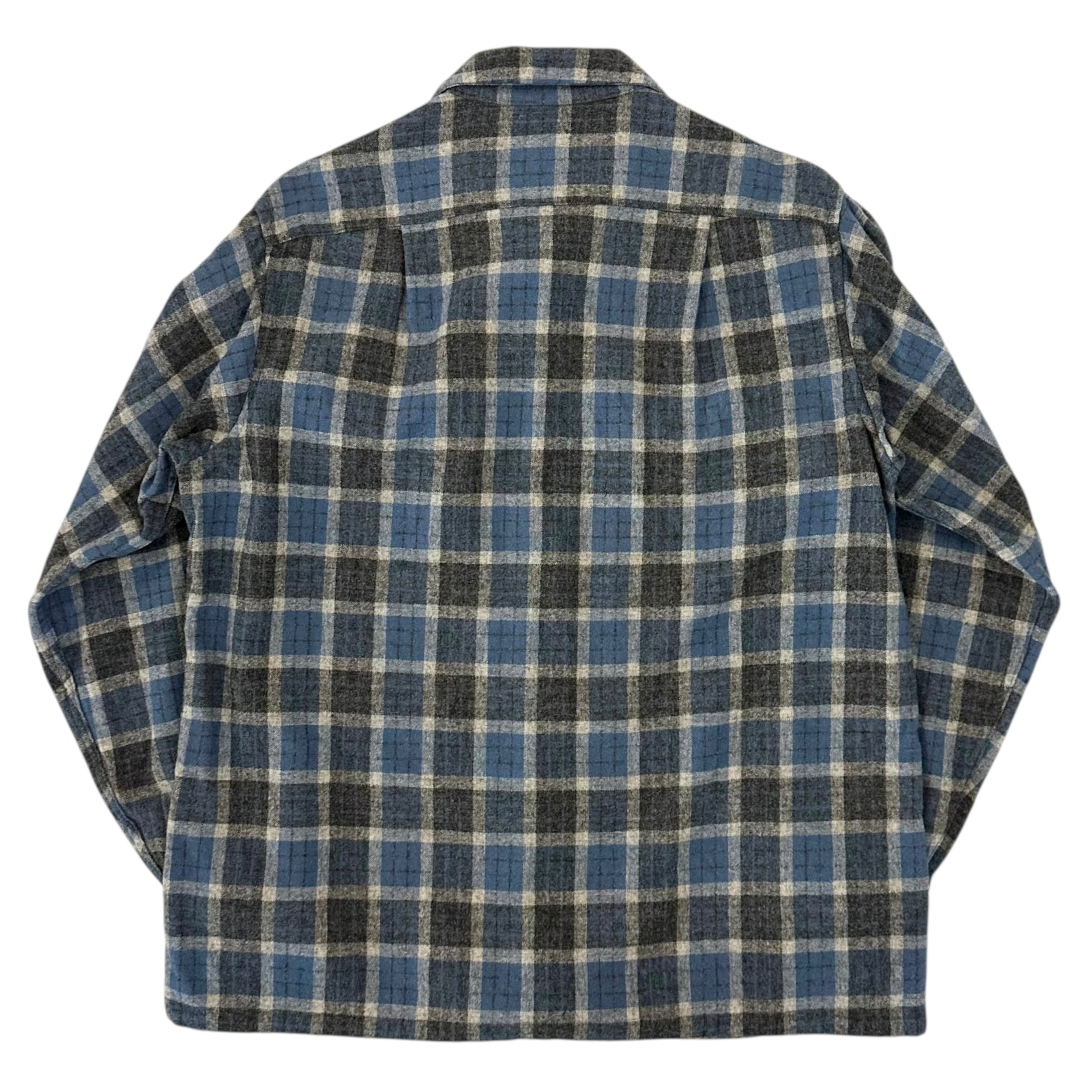 50's PENDLETON BOARD SHIRT BLUE×GRAY | BerBerJin Yuhodo