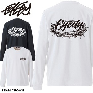 【 eye-ltm189】 アイディー EYEDY TEAM CROWN ロングスリーブTシャツ 大きいサイズ メンズ ロングtシャツ ブランド M L XL XXL XXXL おしゃれ ストリート