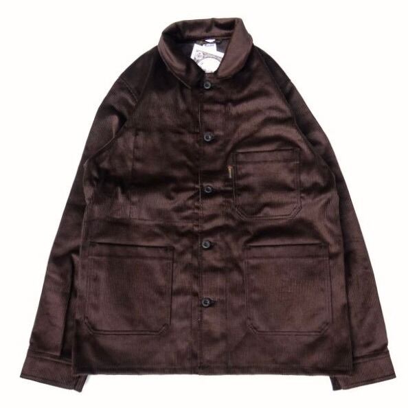 Le LABOUREUR (ルラブルール) VESTON VELOURS コーデュロイ マロン