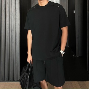 アクセントTシャツ＆ショートパンツセットアップ　MT0530008