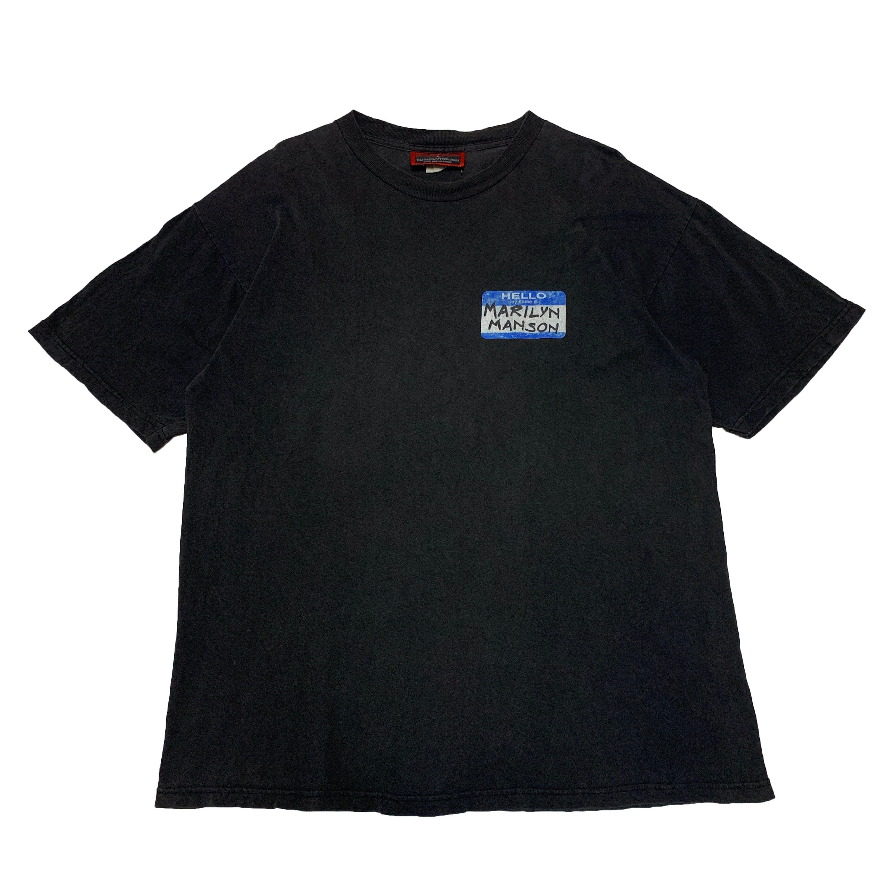 MARILYN MANSON Hello My Name Is /マリリンマンソン Tシャツ MARILYN MANSON Hello My Name Is /マリリンマンソン Tシャツ