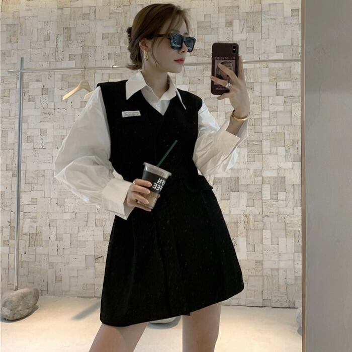 ウィンタールーズホワイトシャツ トップス ドレス 冬物 1号婦人15451080731