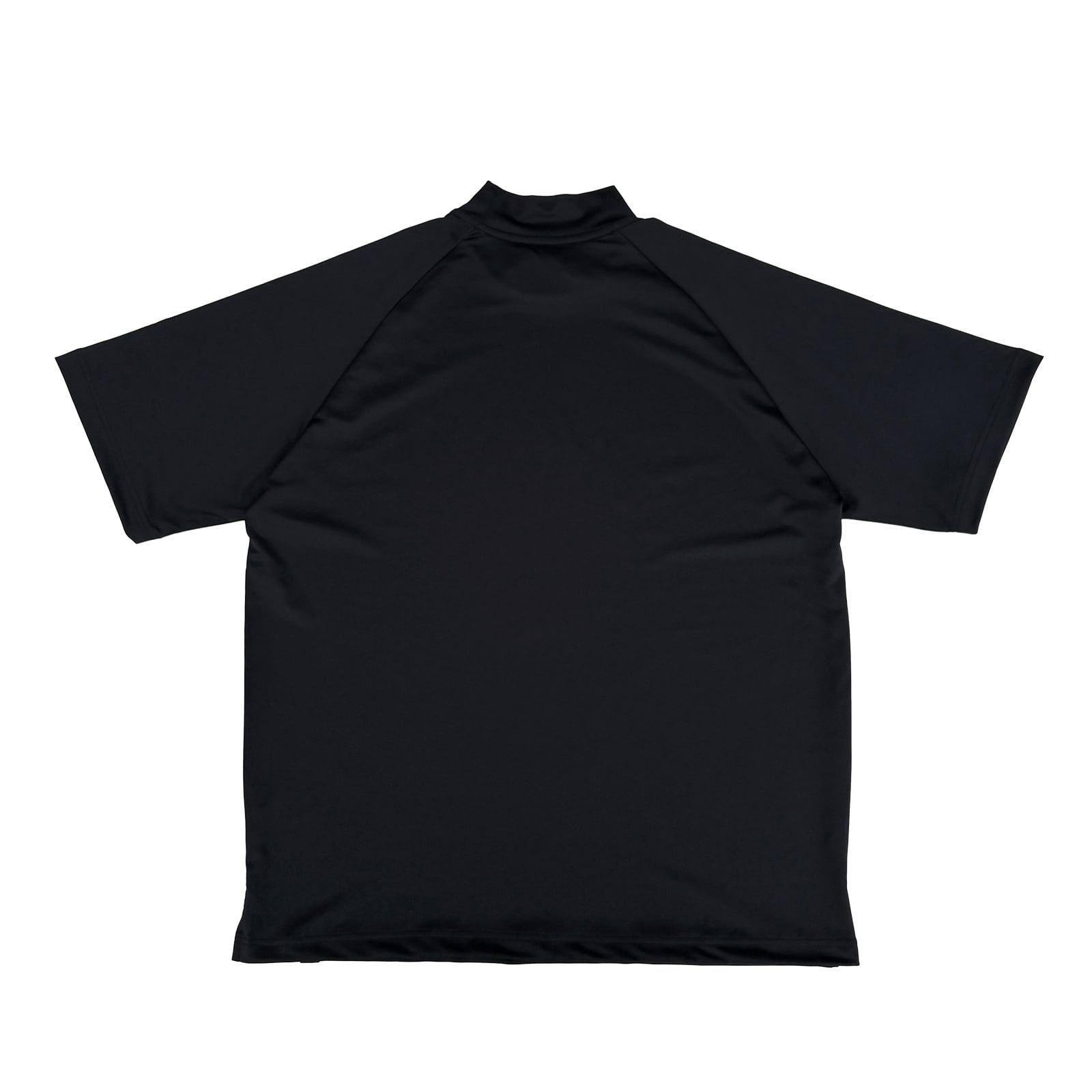 BASEBALL LOGOPRINT MOCK NECK SHIRT - BLACK - | 8G SHOOT WEBSTORE