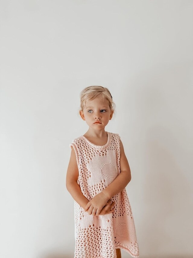 【即納】送料無料　BELLE & SUN Crochet Beach Dress/ Cherry Blossom