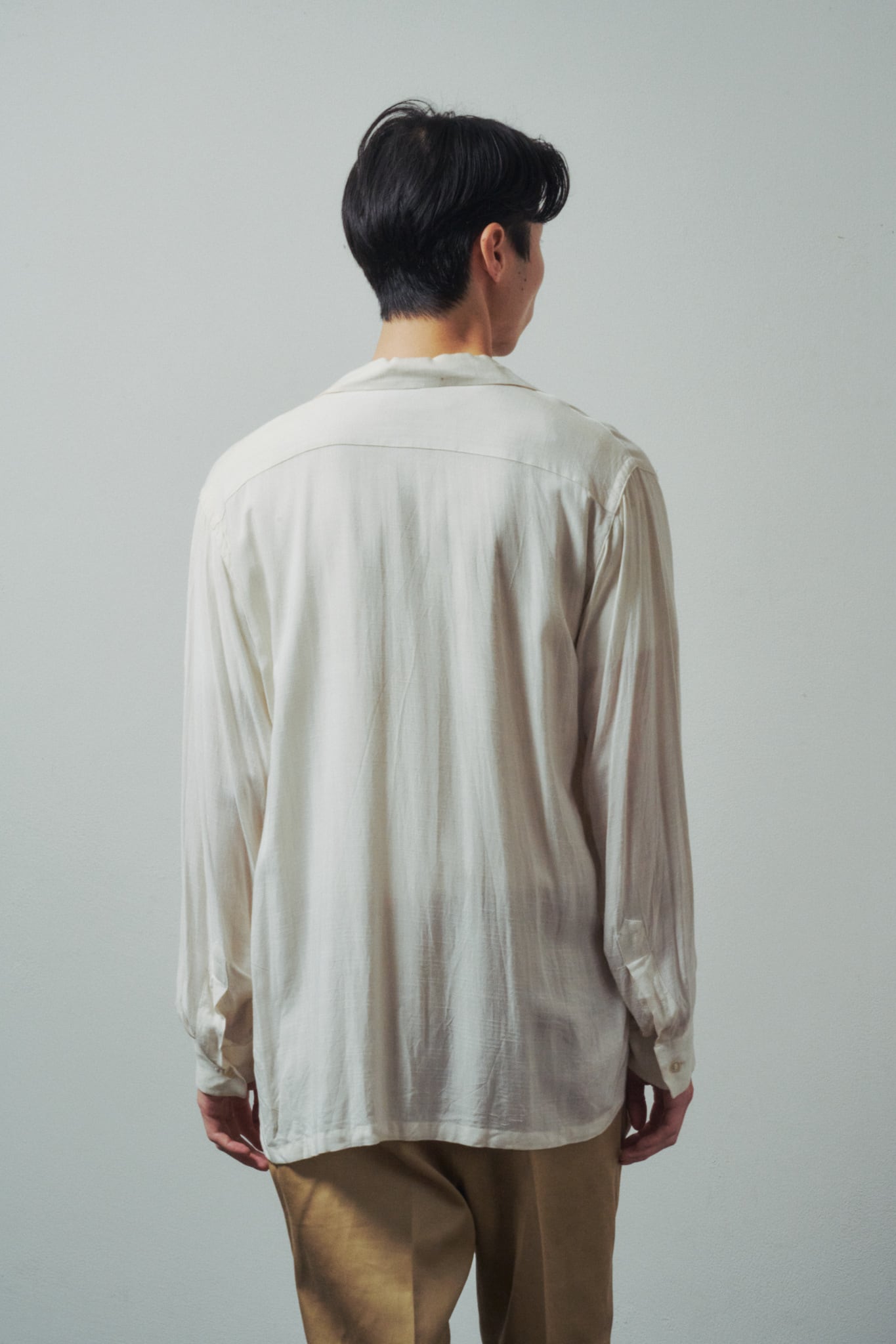 極美品】50s special Vintage rayon open collar shirt mint condition