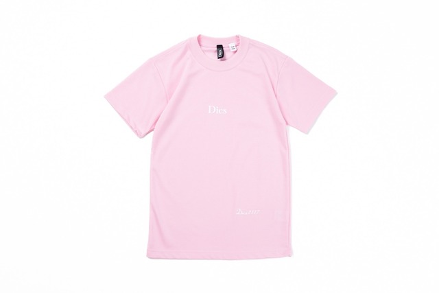 DICS エアレットTシャツ　ピンク　【日本製】