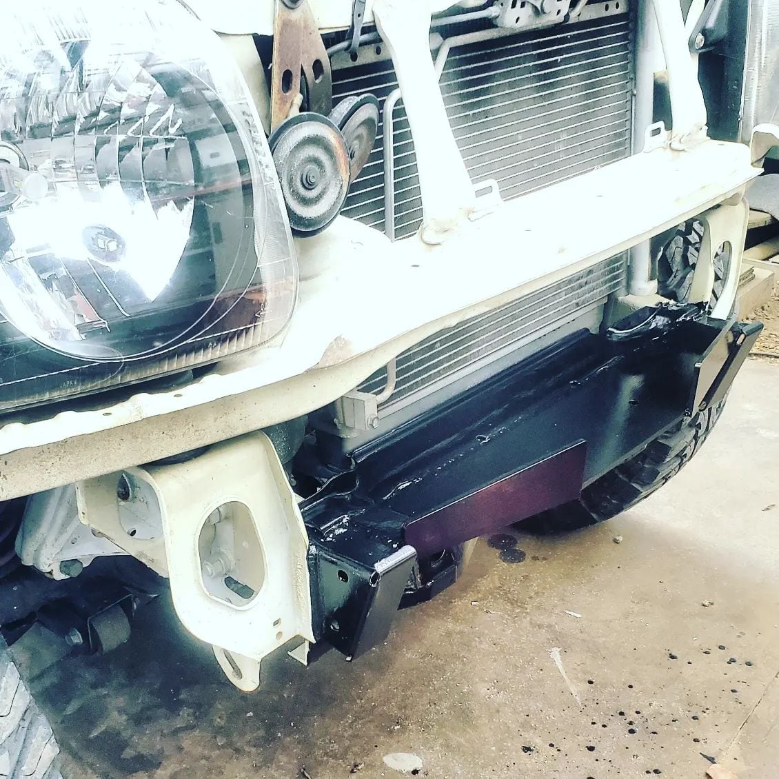 ジムニー ウインチベッド6000 溶接タイプウインチベッド JB23 JB33