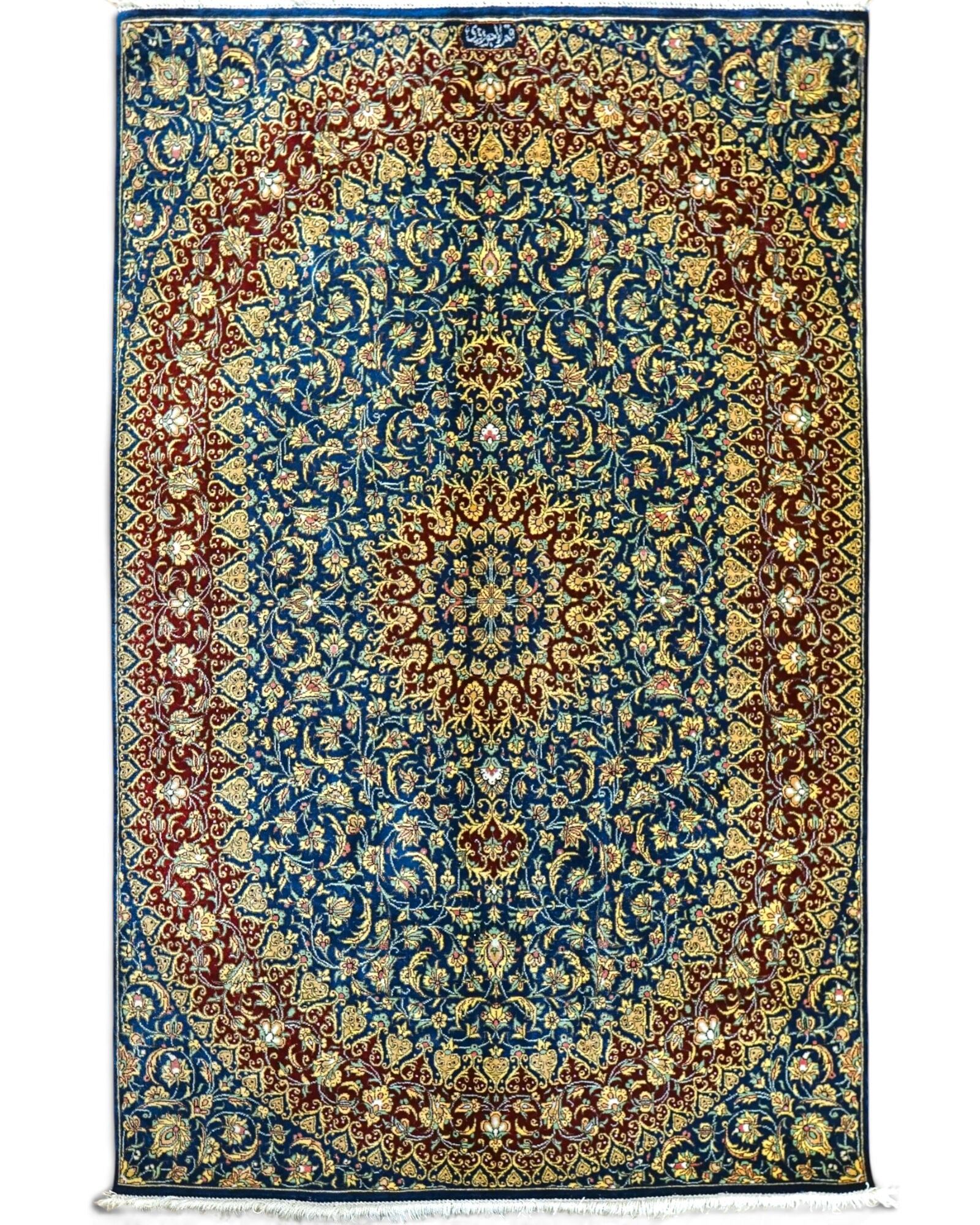 ペルシャ絨毯 手織りギャッベ アマレ族 ギャベ 81×51cm | Decorworks
