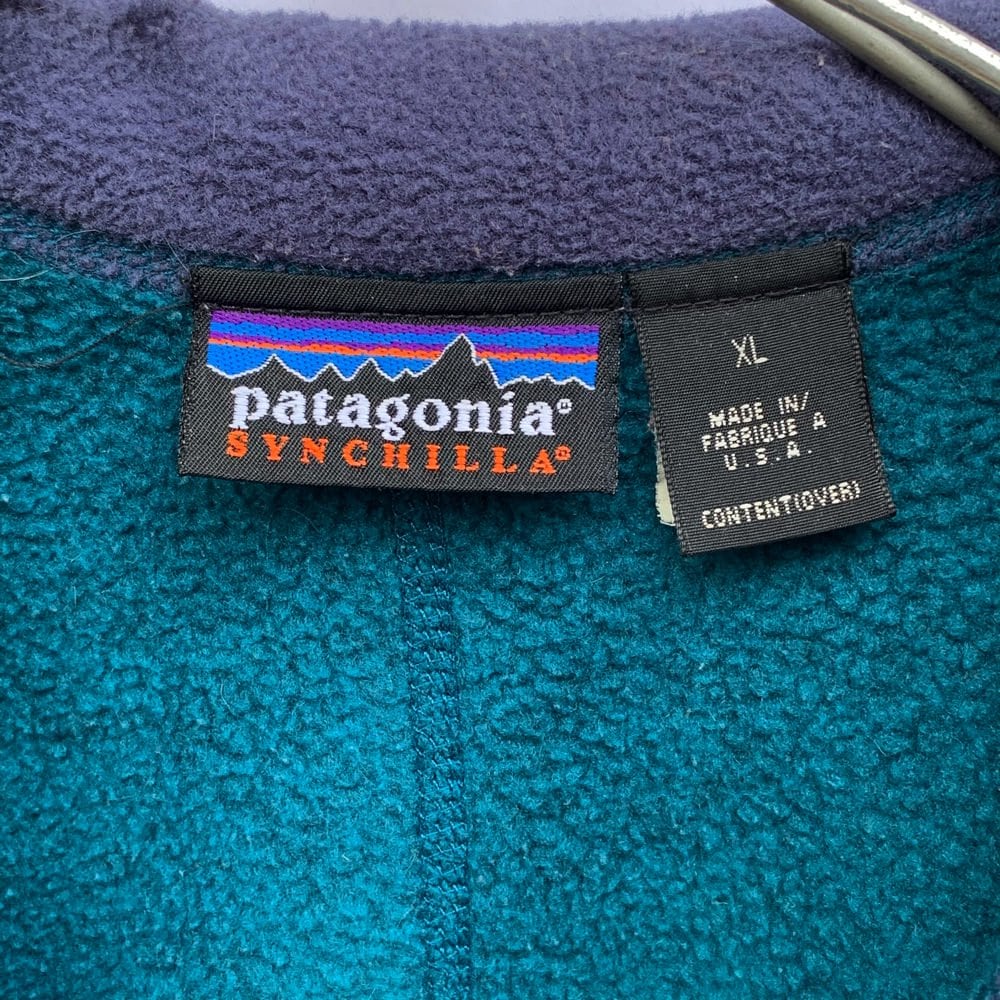 Patagonia [Patagonia] Cinchilla fleece jacket [90s Made In USA