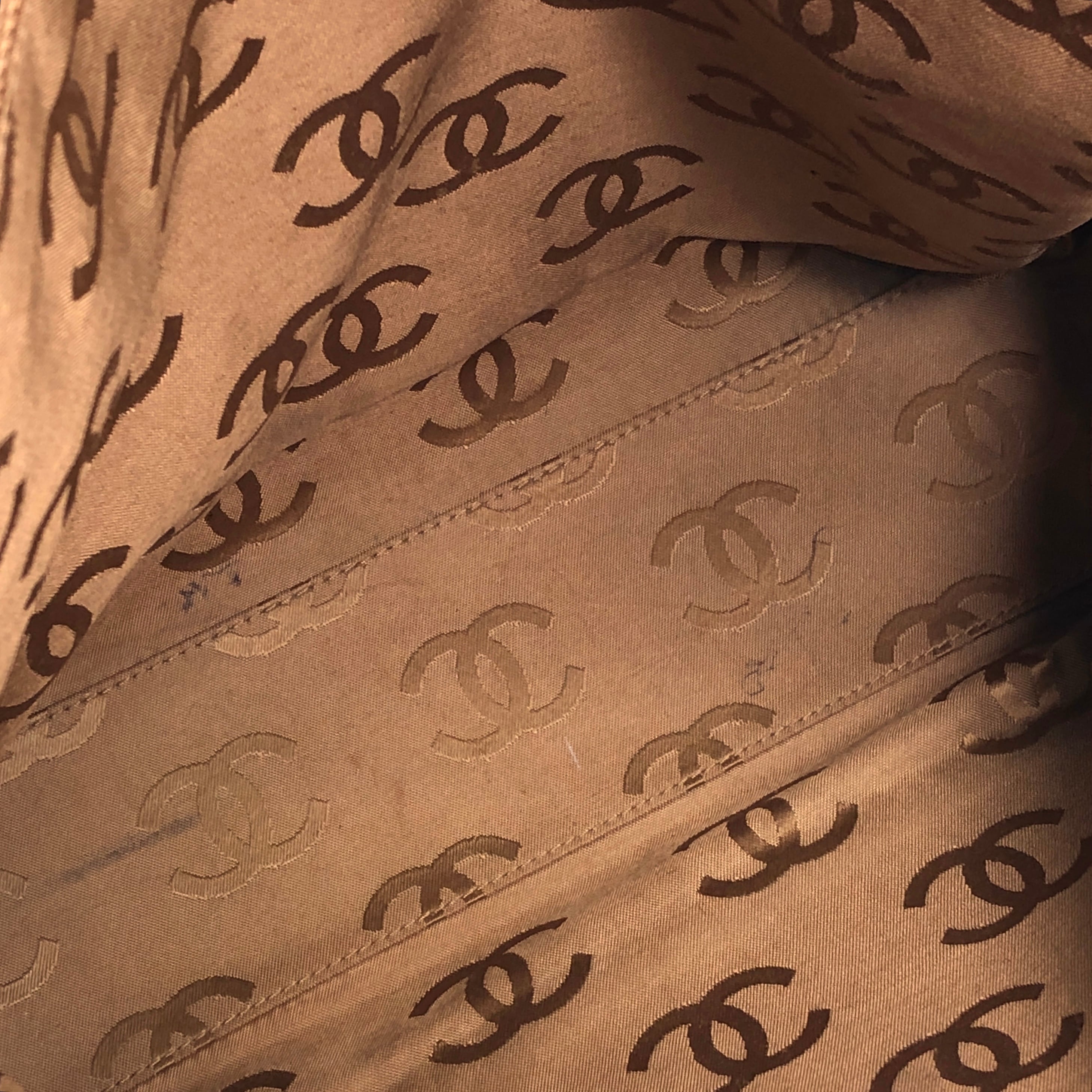CHANEL シャネル ハンドバッグ ブラウン ココマーク レザー トート