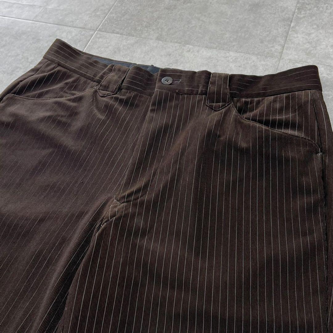 90s イッセイミヤケ スラックス ブラウン パンツ issey miyake