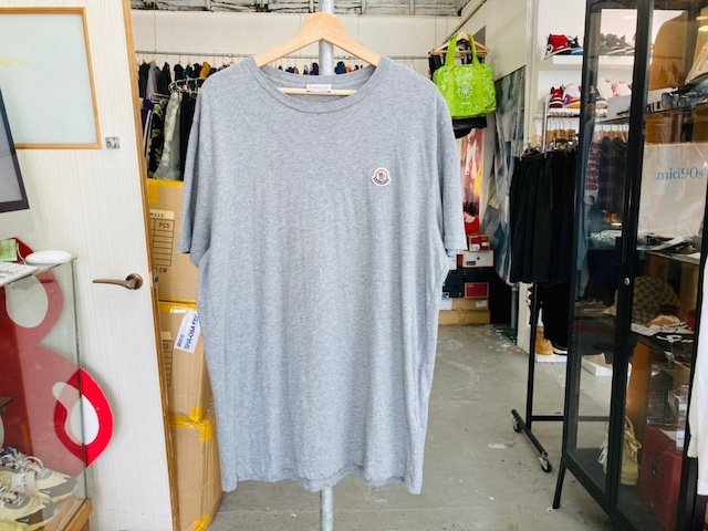 MONCLER SMALL PATCH MAGLIA TEE GREY XXL 64714