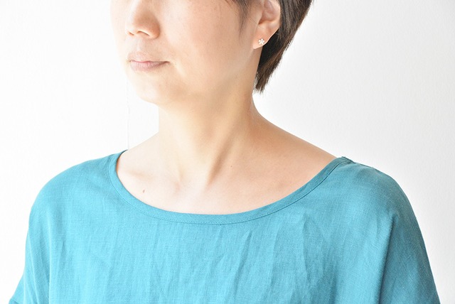 SWARM(スワーム)リネンAラインワンピース(NS-44022)全4色