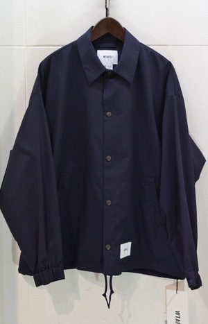 WTAPS Chief /Jacket / Poly. Twill. Sign Navy