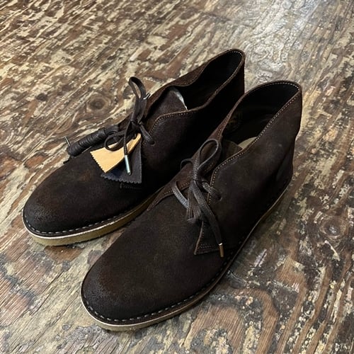 CLARKS　ORIGINAL クラークス　Desert Boot 221　デザートブーツ　ブラウン　UK7.5 【代官山k4】 |  ブランド古着brooch powered by BASE