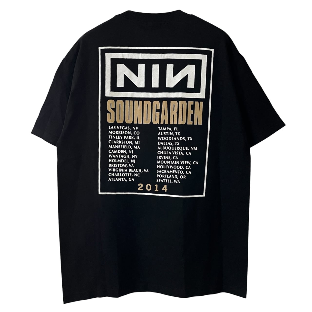 Nine Inch Nails 2014 Tour With Soundgarden Band Tee | Vintage High