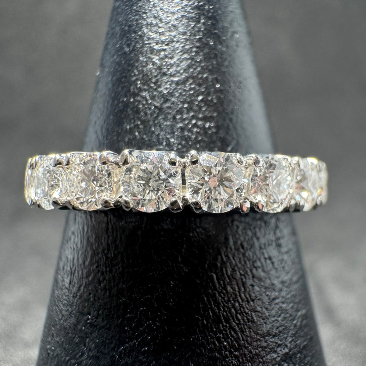 ミニ鑑別書付】Pt900 1.47ct ダイヤモンド エタニティリング | カオキ 