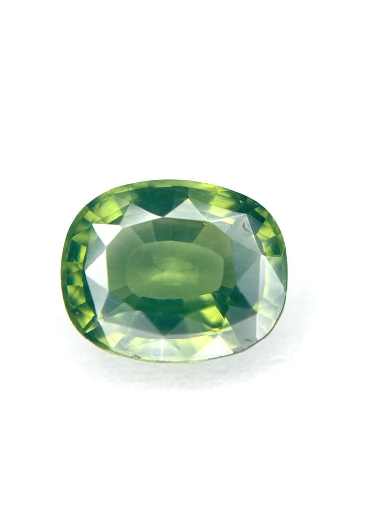 天然(レアカラー)グリーンジルコン1.47ct ラウンドルース （天然石 