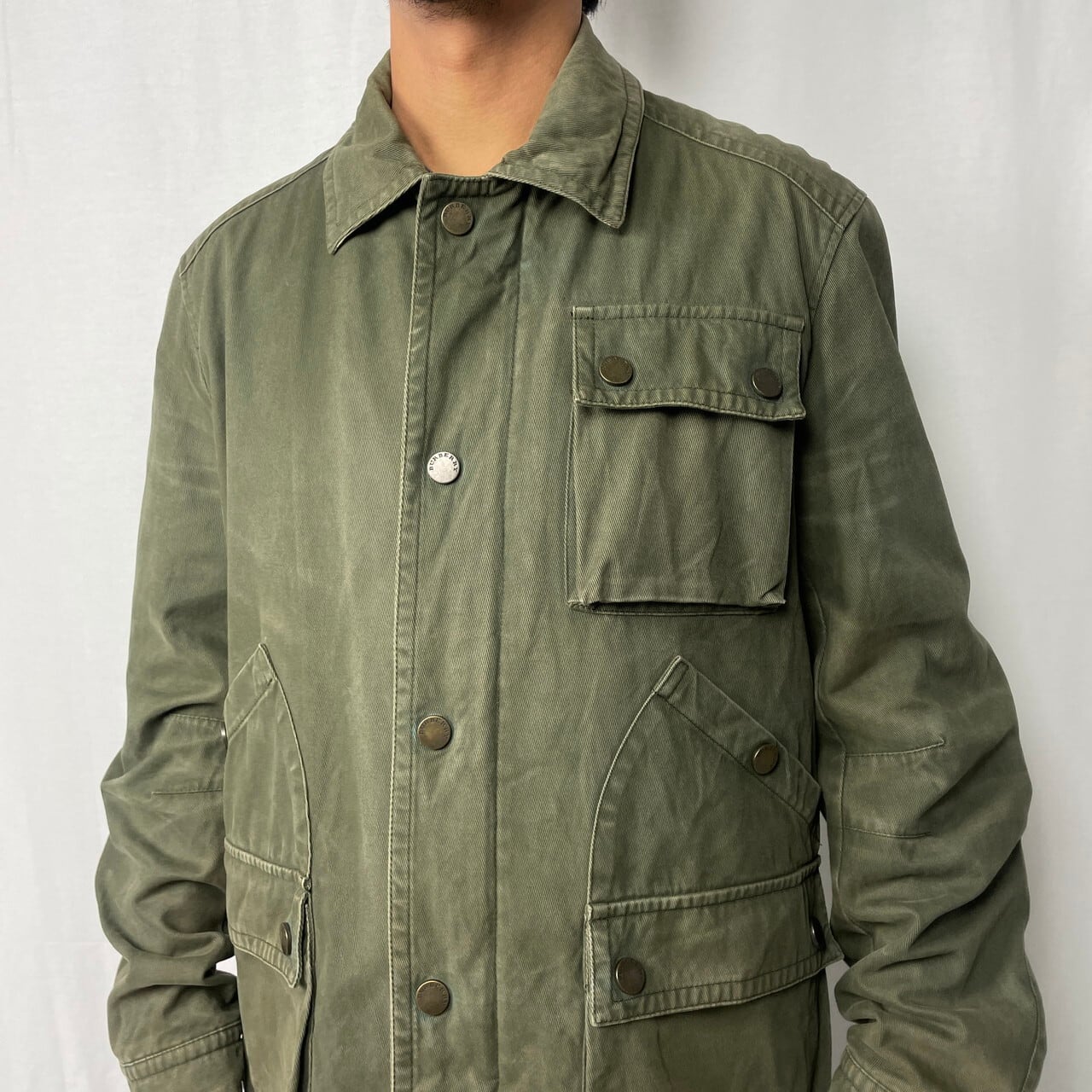 BURBERRY LONDON バーバリー コットンツイル ハンティングジャケット 