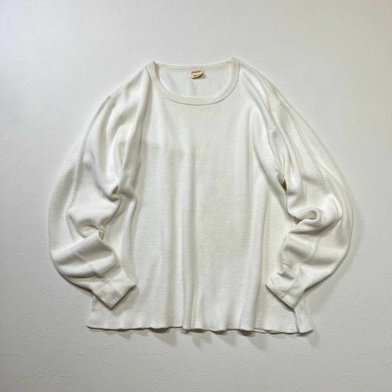 70~80s USA STJOHN’SBAY サーマル コットン セントジョンズベイ ホワイト XXL
 古着