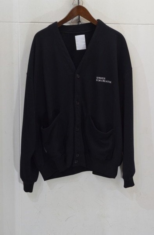 Stripes For Creative スウェットカーディガン