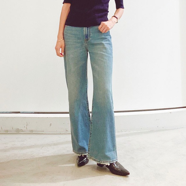 Ungrid アングリッド Levi's別注 RIBCAGE WIDE LEGデニム 1125424501 2025秋冬新作[送料無料]