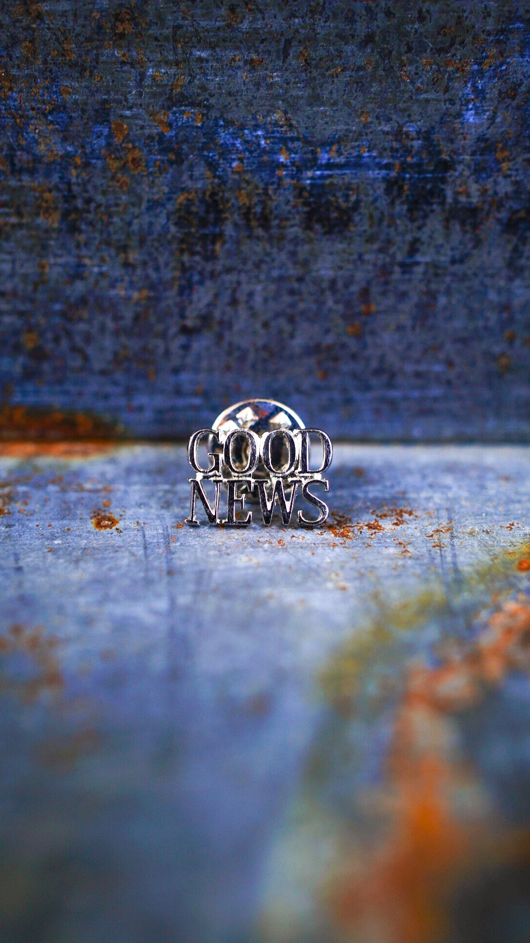 1970s】TIFFANY&Co. ティファニー GOOD NEWS ピンバッチ 《シルバー925  