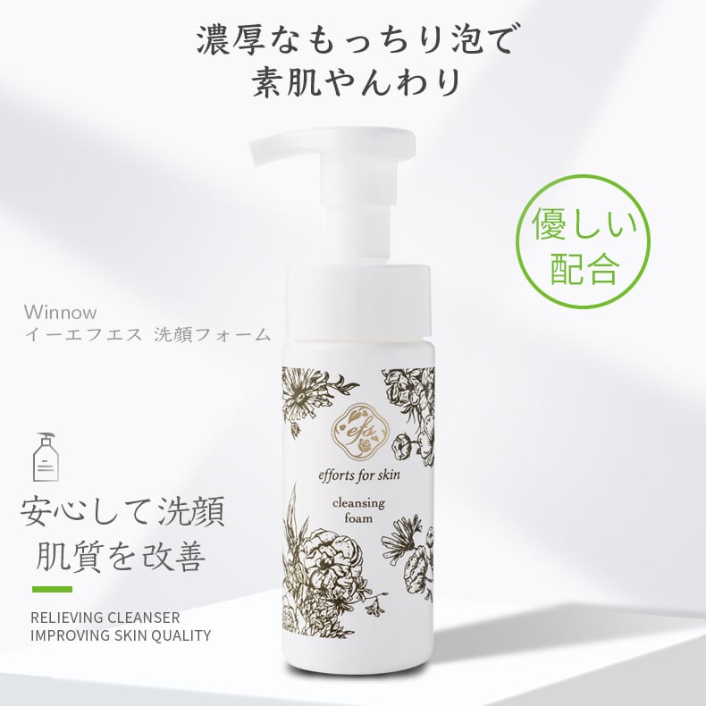 3in1クレンジング洗顔 毛穴 黒ずみ 肌荒れ 無添加 泡洗顔 イーエフエス