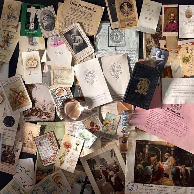 127点程度 フランス アンティーク 宗教関連 紙もの ホーリーカード / ミニ冊子/宗教画など 2412011