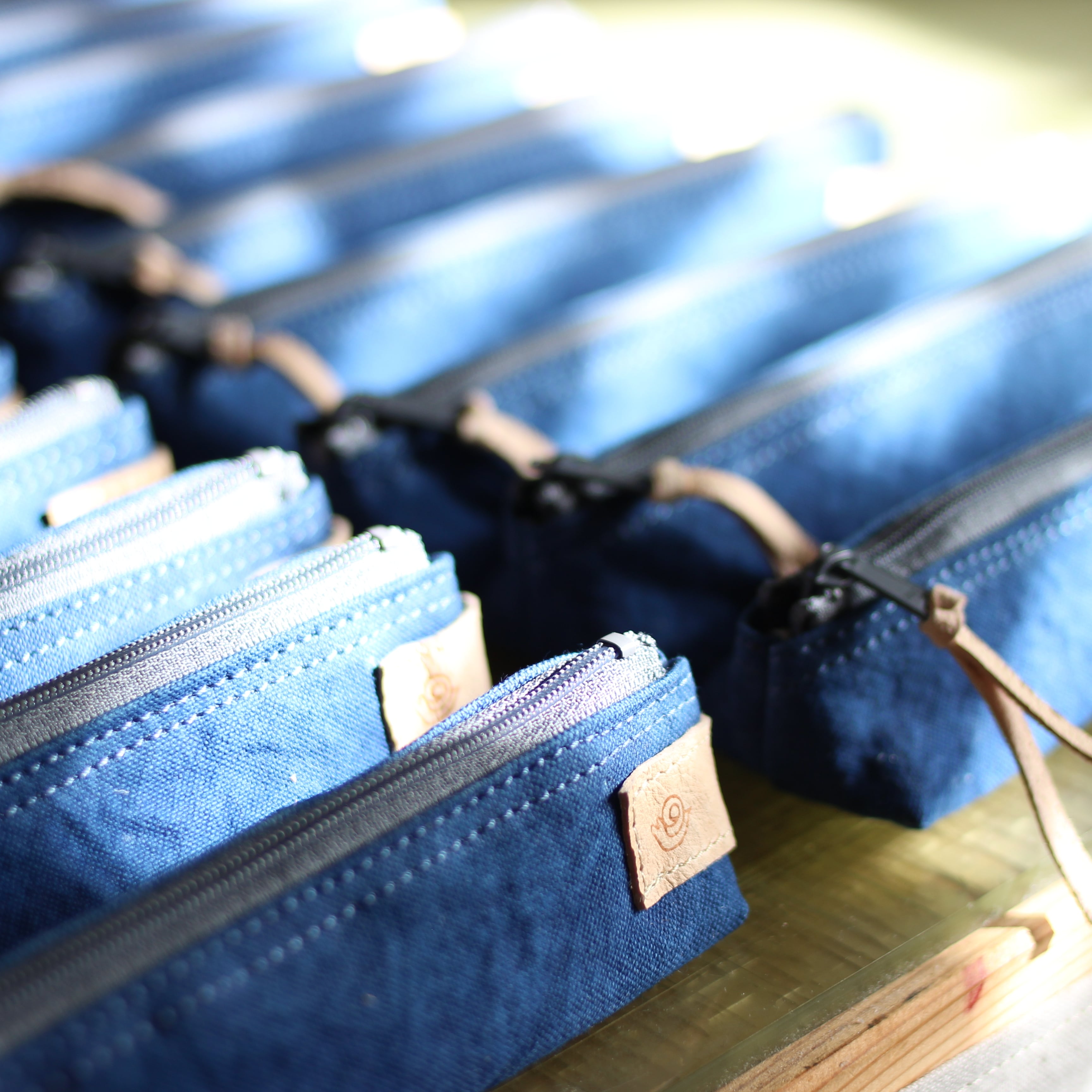 藍染ペンケース | かばんやえいえもん