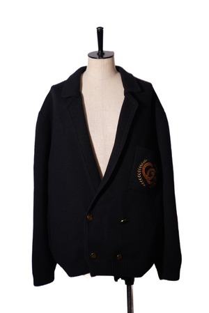 1980's GIVENCHY Double Breasted Knit Blazer