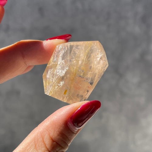 ブラジル・バイーア州産【ゴールデンヒーラー＆ローズクォーツ】フリーフォーム ⑦ 鉱物 天然石 パワーストーン