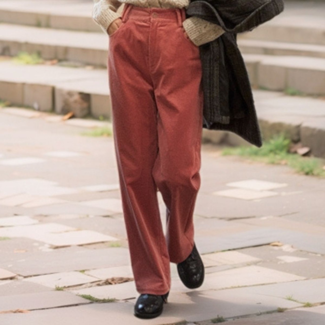ストレートフルレングスコーデュロイパンツ   f0136 - 3