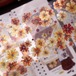 新作予約☆YB129A｜小白家【秋褐碎花】型抜き マスキングテープ / PETテープ