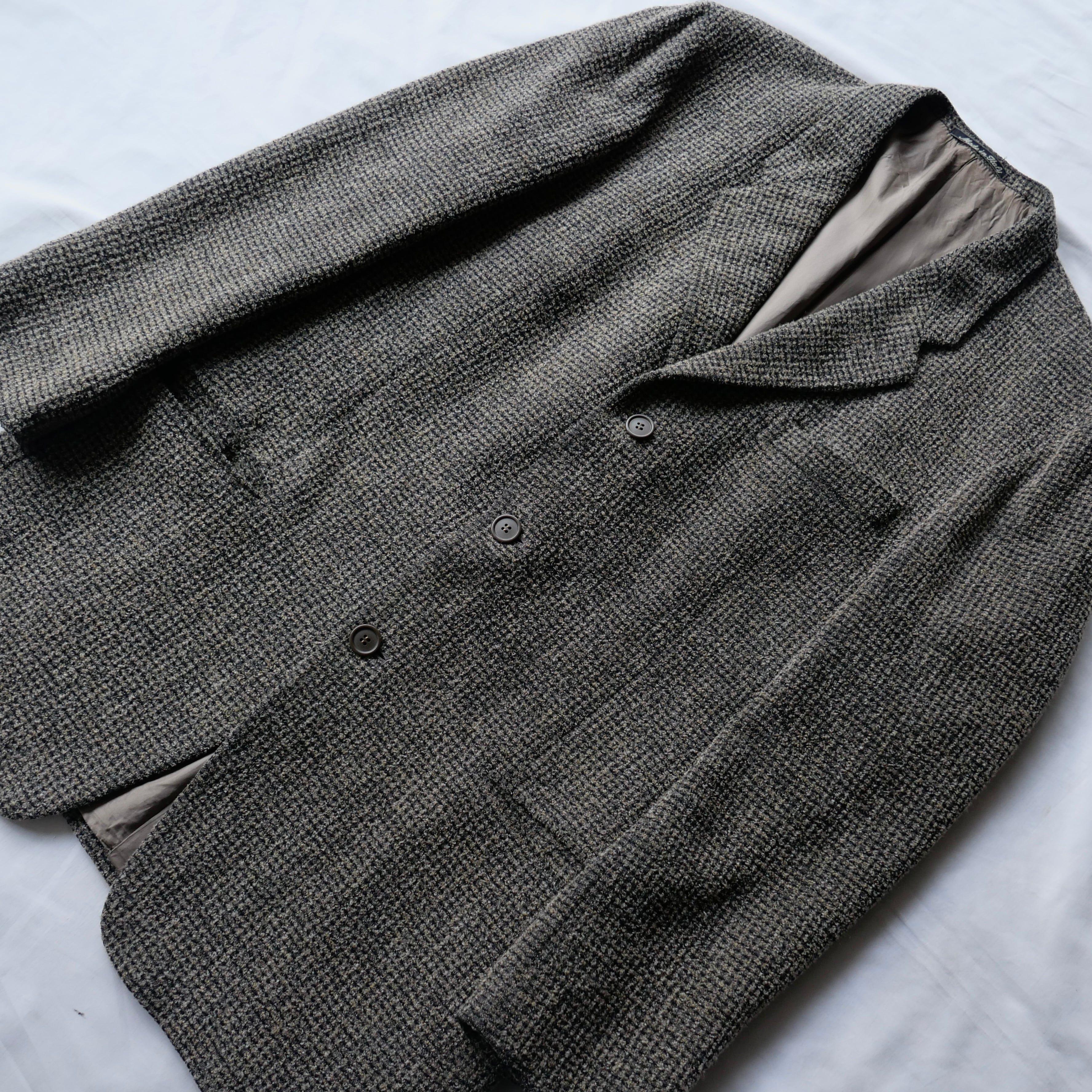 80-90s GIORGIO ARMANI LE COLLEZIONI 3B TWEED JACKET | safarionline