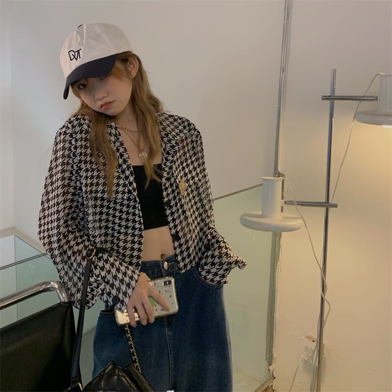 スタイルシャツ サマールーズ薄手 ロング 夏物 モンロー81349220583