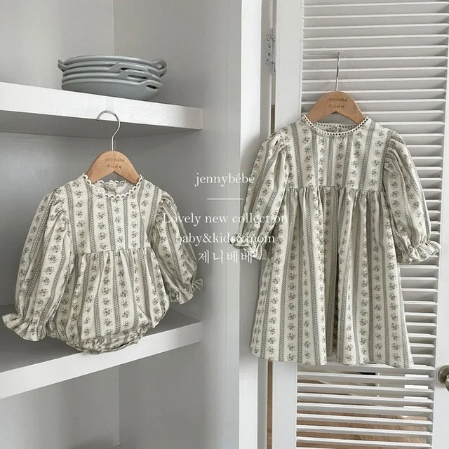 vintage flower onepiece