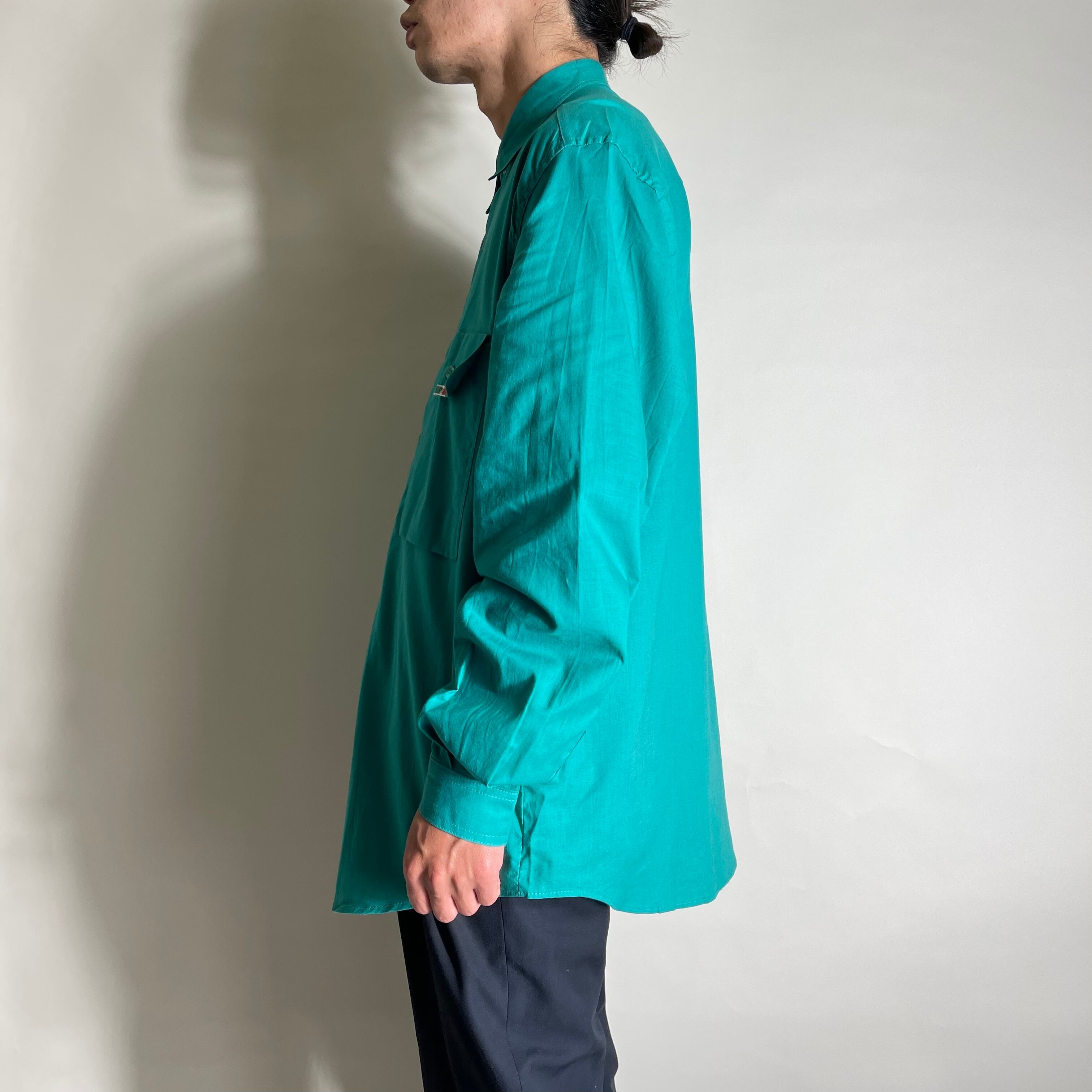 made in italy green color  shirt