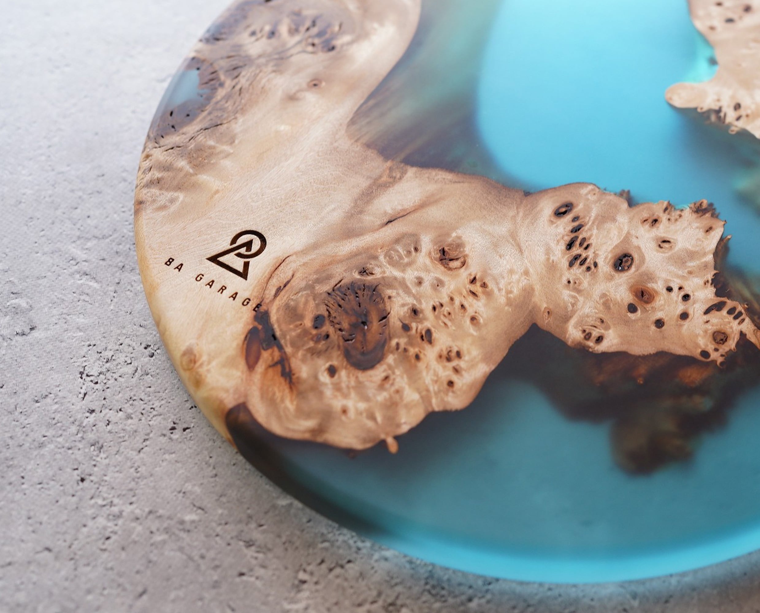 Resin Pizza Plate 2026 ver.「Poplar」 | 8A GARAGE(ヤエイガレージ