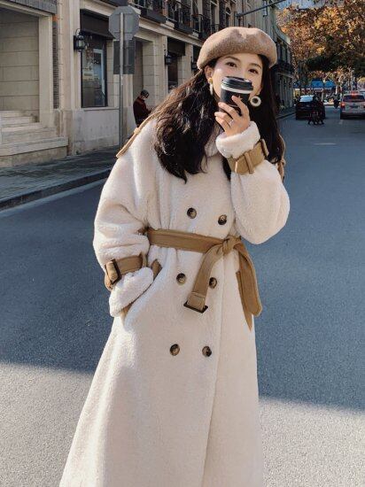 ロングコート コート アウター レディース ふわふわ モコモコ