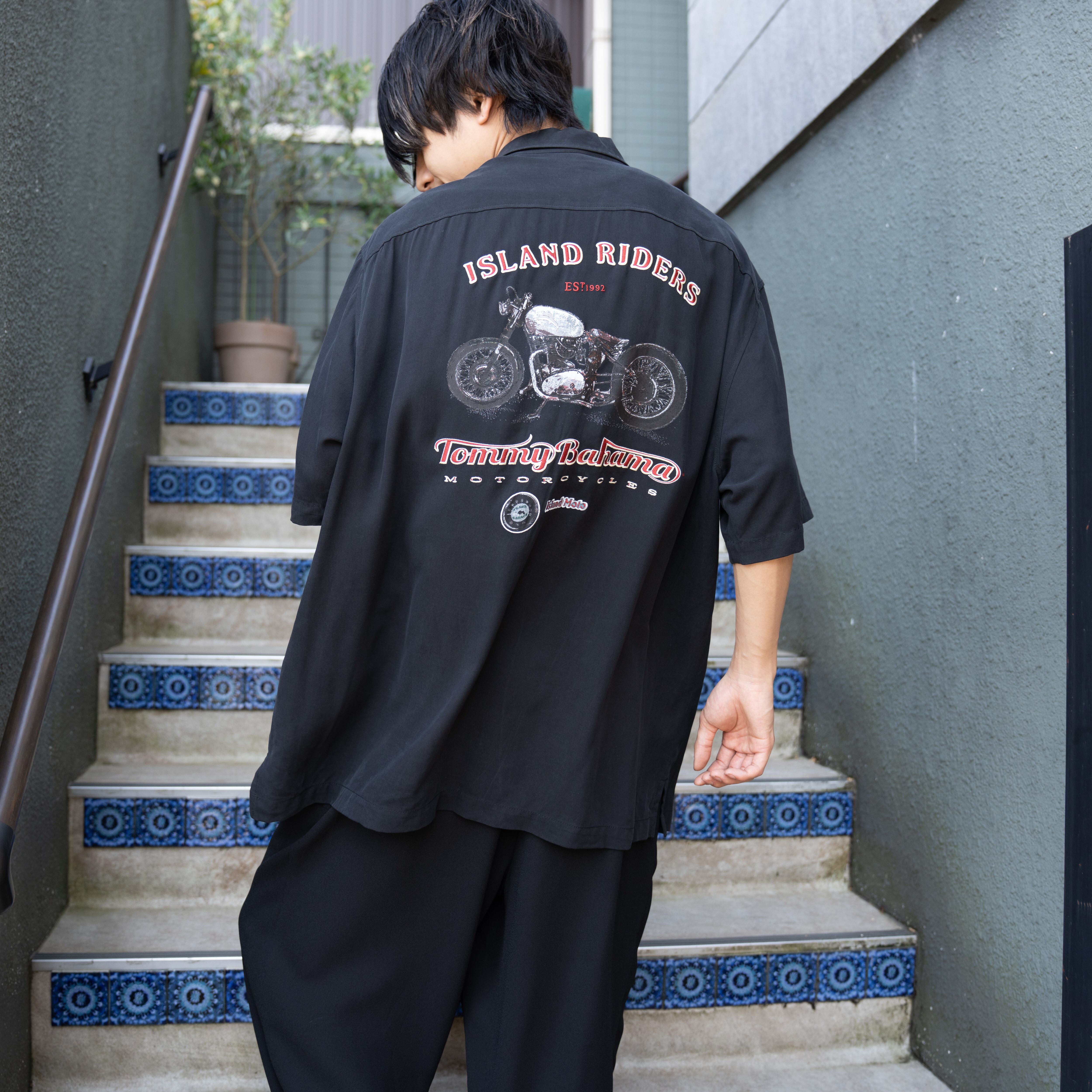 限定Ｗ特典付属 USA VINTAGE アメリカ半袖背面バイクプリントデザイン